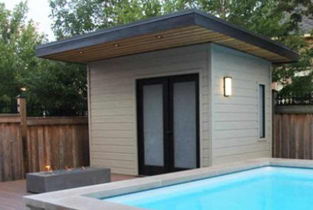 Vinyl cabana